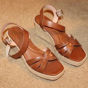 Time and Tru Wedges - Sz 9M Brown
